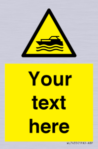 Custom Warning motorised watercraft